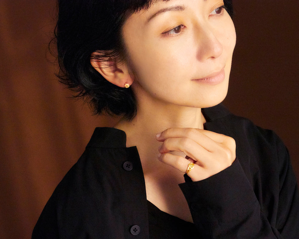 clione Pierced Earrings glossy -silver925-