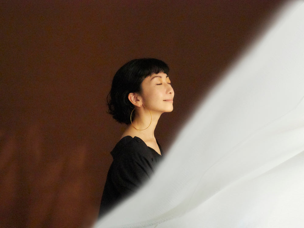 deca Hoop Earrings glossy -silver925-