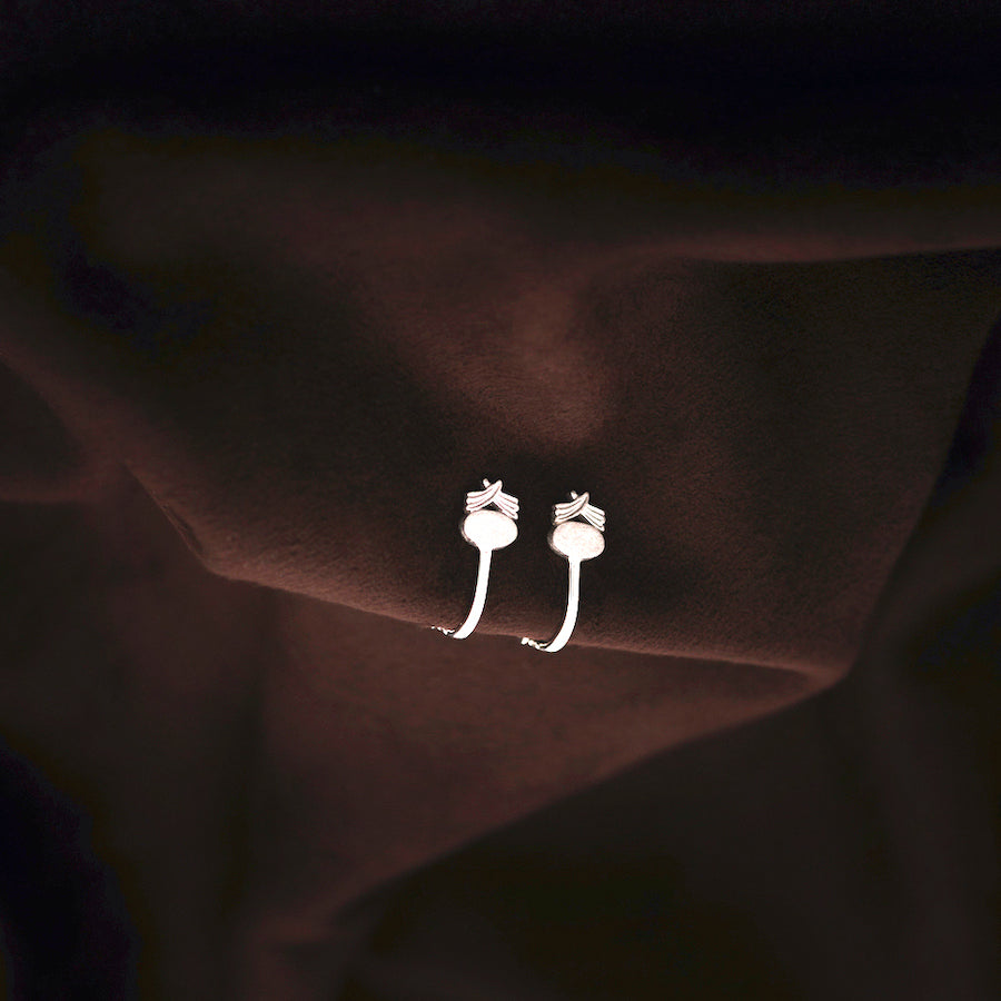 clione Earrings glossy -silver925-