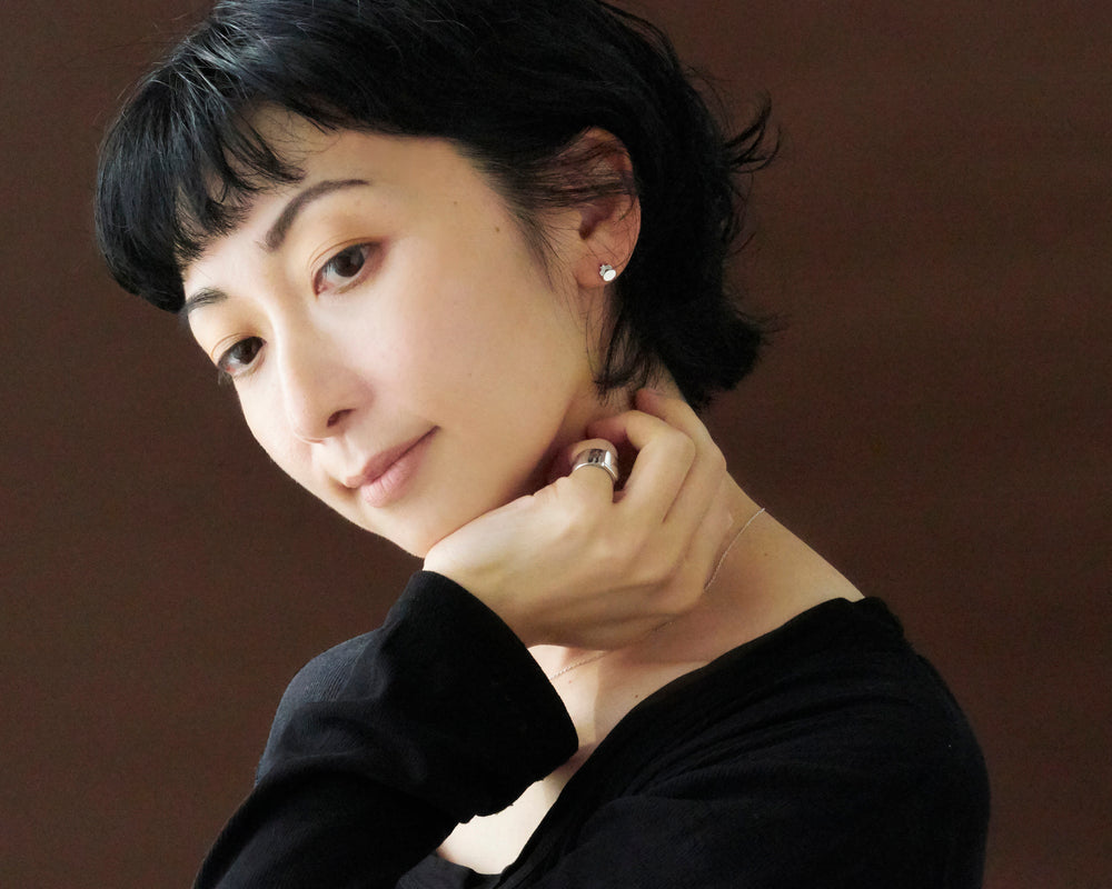 clione Pierced Earrings glossy -silver925-